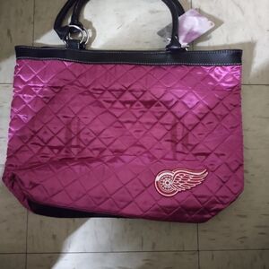 Quilted Pink Tote Bag